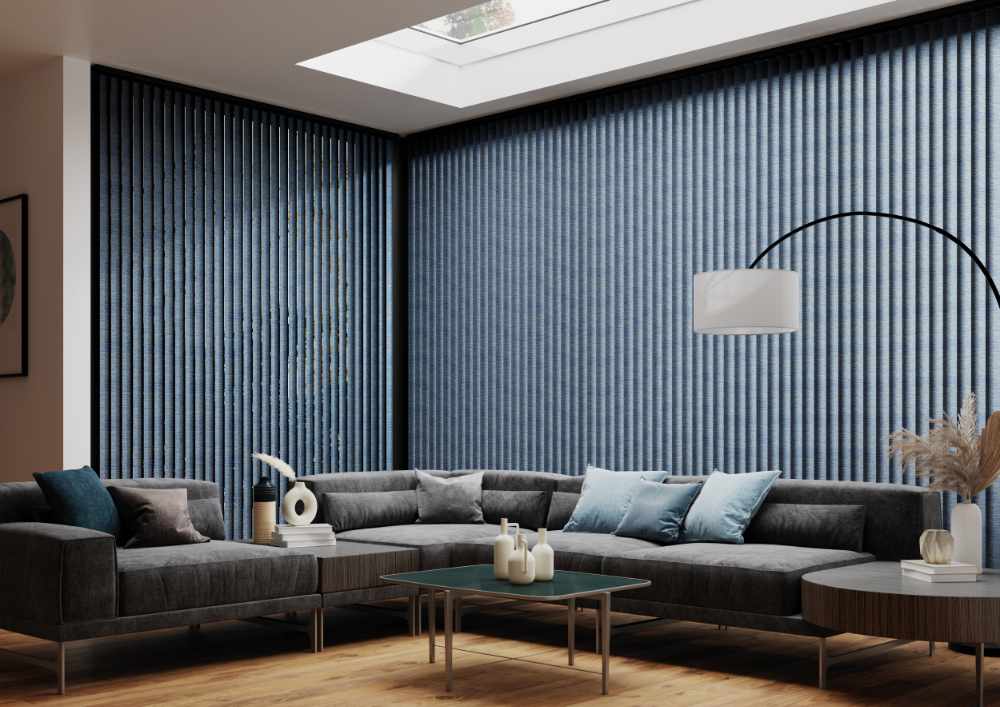 Altea Azure Vertical Blinds